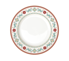 Pjatë E Sheshtë Në Porcelan