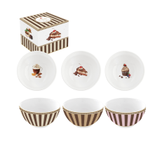 Set 3 Enë Të Vogla Porcelani