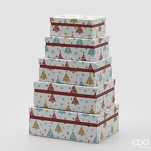 Kuti Dekorative Me Pisha Set Me 5 Pjesë