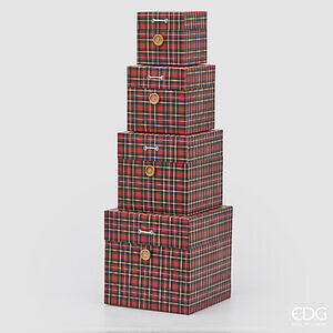 Kuti Dekorative Set Me 4 Pjesë